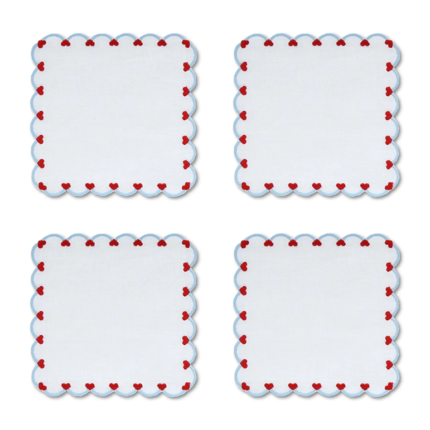 Chefanie Baby Heart Cocktail Napkins (4) Clearance