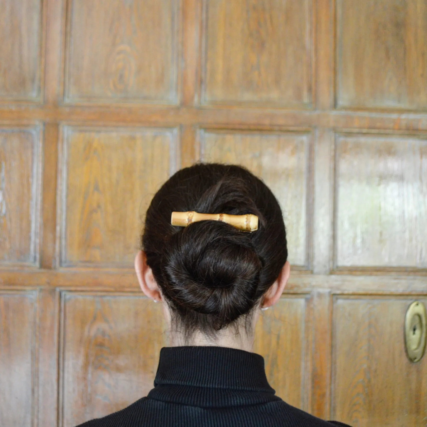 Chefanie Bamboo Barrette Hot