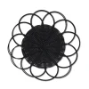 Chefanie Black Banded Chargers (4) Clearance