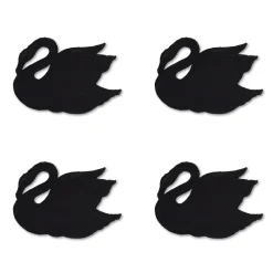 Chefanie Black Swan Cocktail Napkins (4)