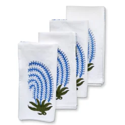 Chefanie Blue Buteh Napkins (4) Sale