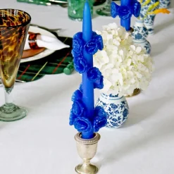 Chefanie Blue Flower Candle Outlet
