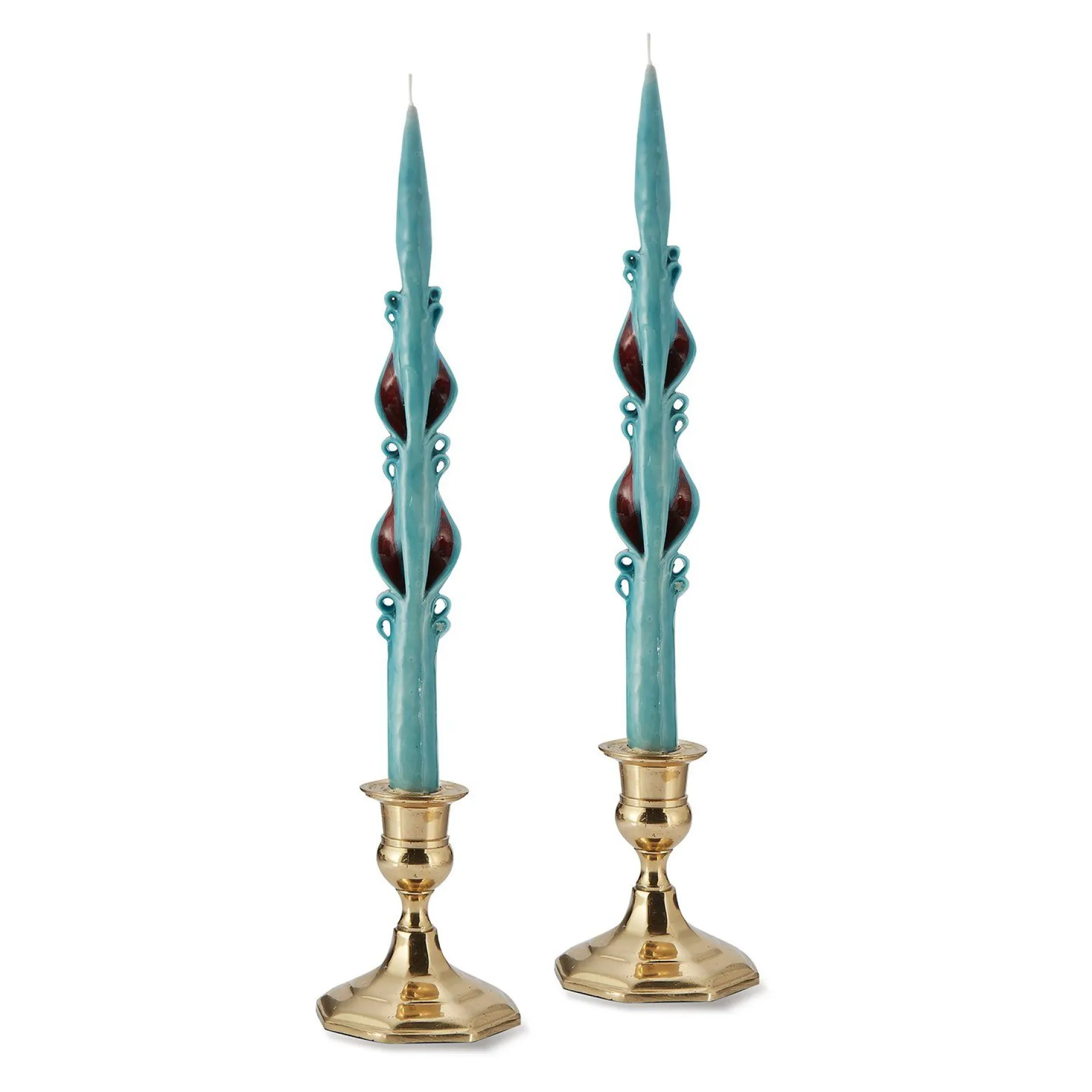 Chefanie Blue Holiday Tapers (2) Online