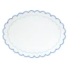 Chefanie Blue Scalloped Placemat