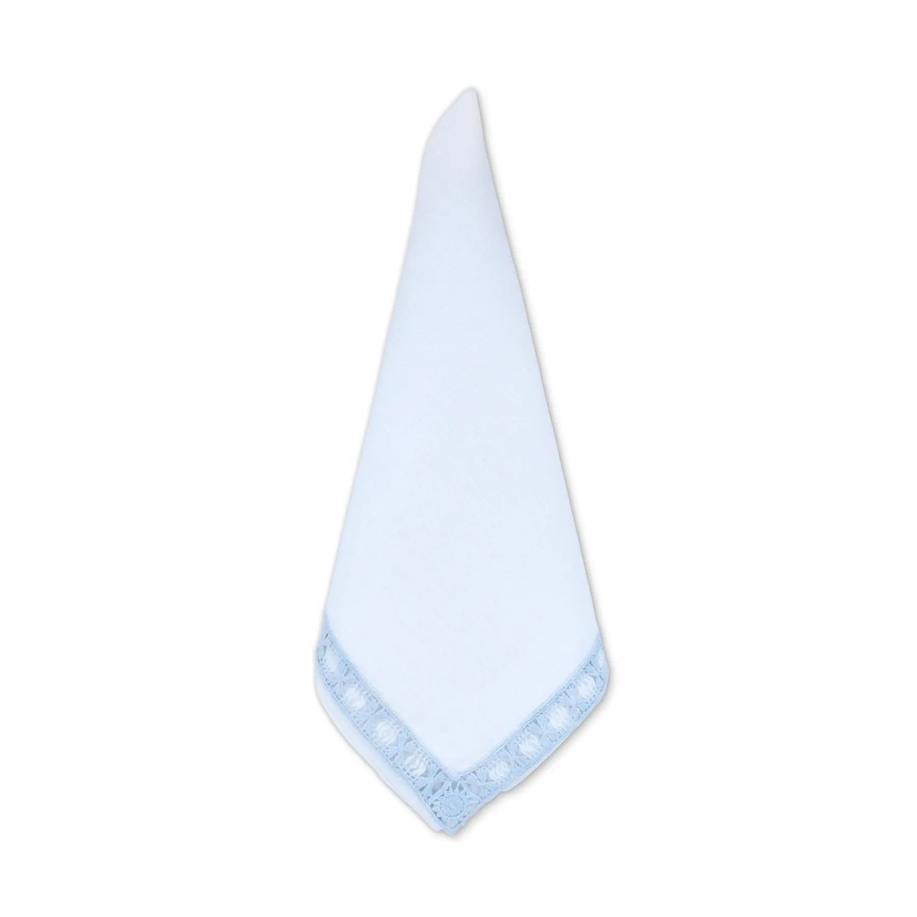 Chefanie Blue Trim Dinner Napkins (4) New