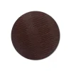 Chefanie Brown Circle Embossed Placemat Hot