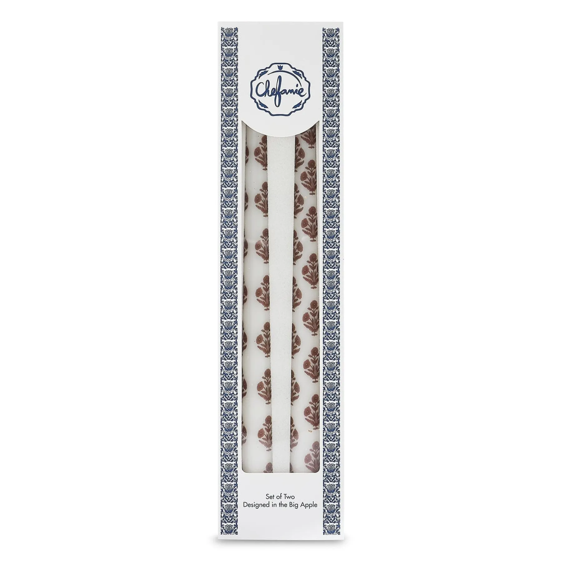 Chefanie Brown Poppy Tapers (2) Clearance