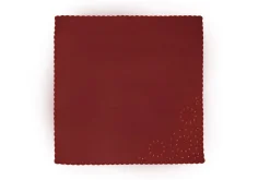 Chefanie Burgundy Eyelet Dinner Napkins (4) Sale