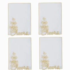 Chefanie Cheers Cocktail Napkins (4) Outlet