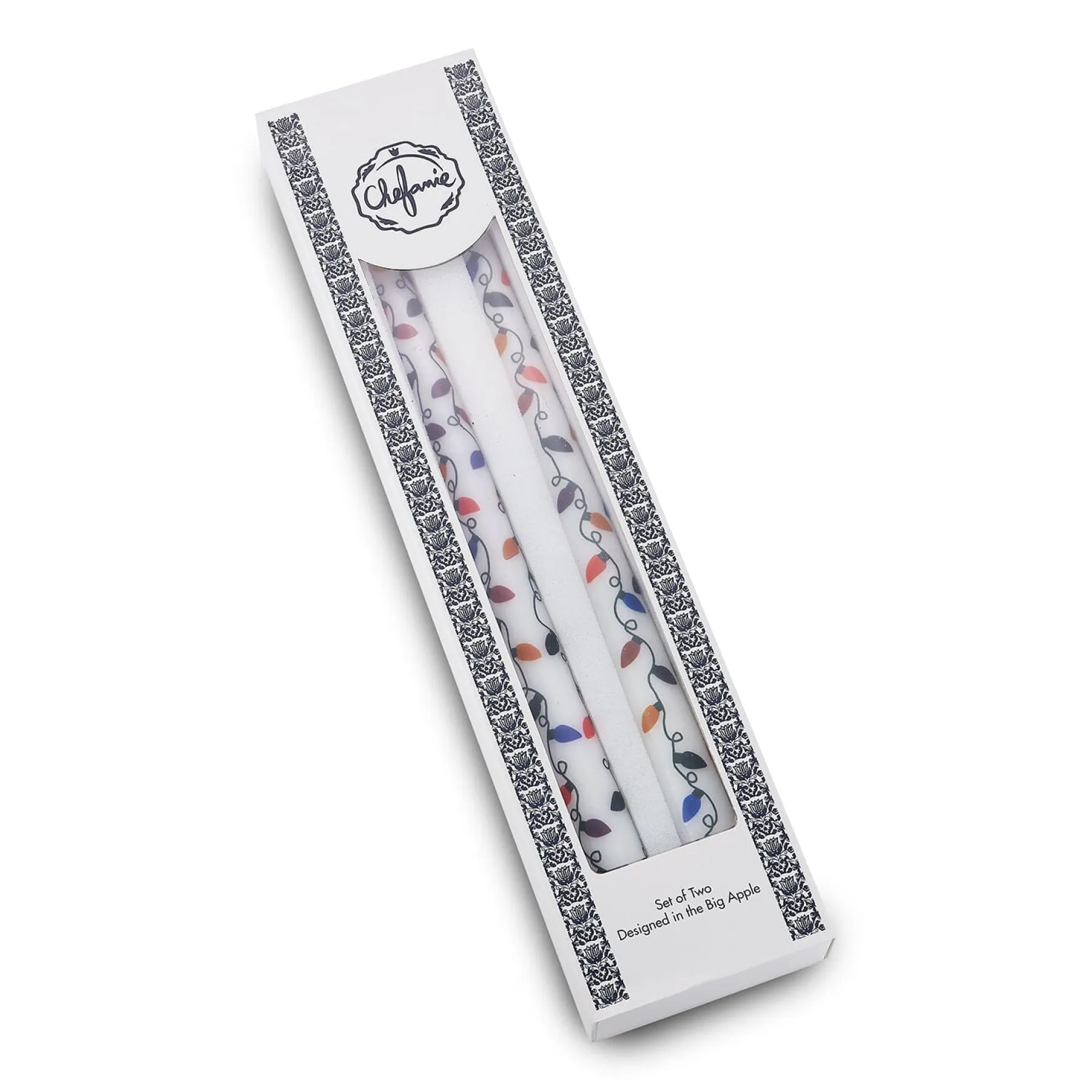 Chefanie Christmas Lights Painted Tapers Online