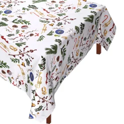 Chefanie Christmas Trumpet Tablecloth New