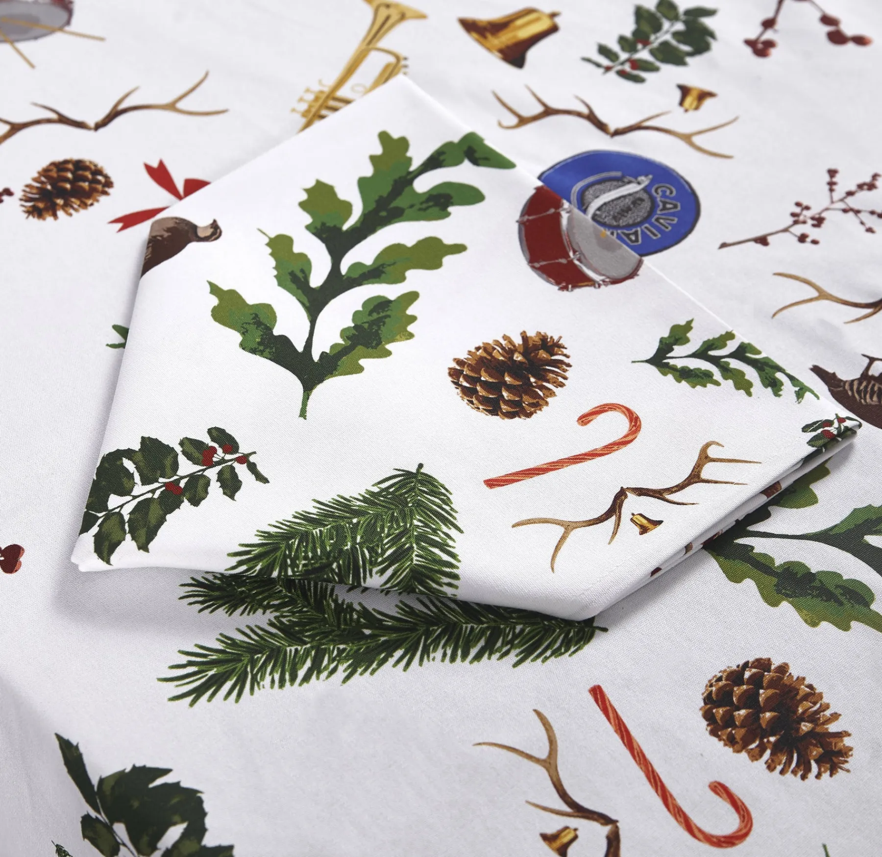 Chefanie Christmas Trumpet Tablecloth New