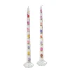 Chefanie Colored Hydrangea Tapers (2) Clearance