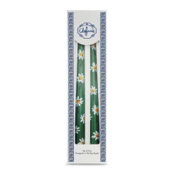 Chefanie Crazy Daisy Patterned Tapers (2) Outlet