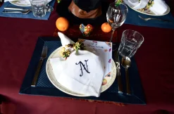 Chefanie Custom Embroidered Dinner Napkins Clearance