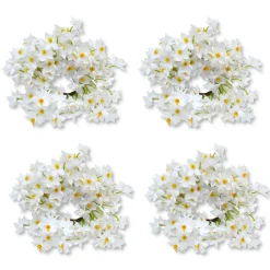 Chefanie Daffodil Napkin Rings (4) Clearance