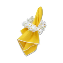 Chefanie Daffodil Napkin Rings (4) Clearance