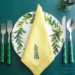 Chefanie Delphiniums Dinner Napkins (4) Hot