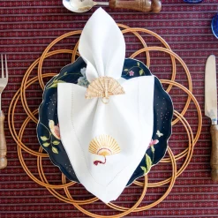 Chefanie Fan Napkin Rings (4) Best