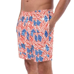 Chefanie Flag Swim Trunks
