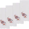 Chefanie Floral "S" Dinner Napkins (4) Discount