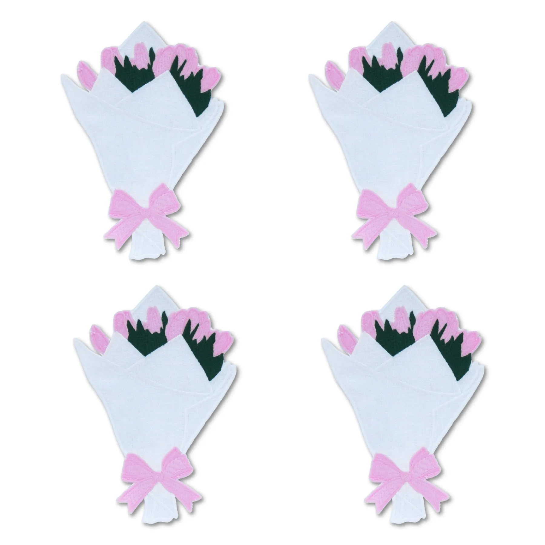 Chefanie Flower Bouquet Cocktail Napkins (4) Clearance