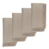 Chefanie Fringe Dinner Napkins New