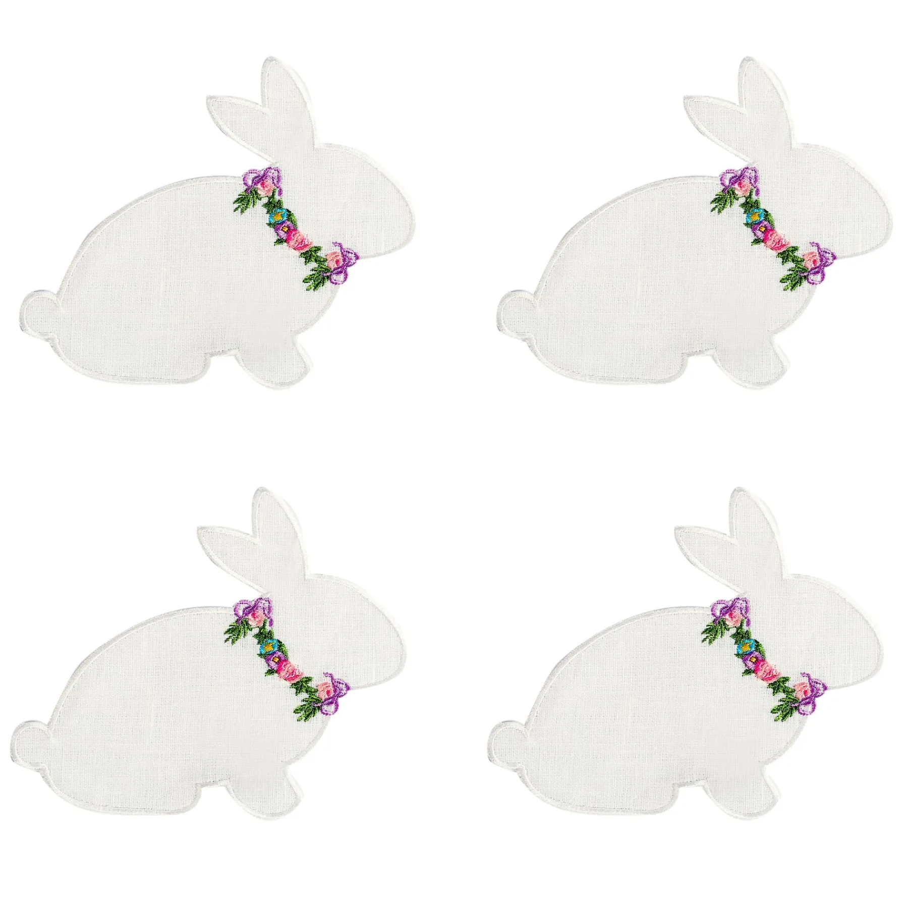 Chefanie Garland Bunny Cocktail Napkins (4) Sale