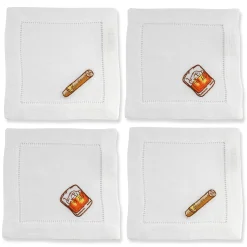 Chefanie Gentlemen's Cocktail Napkins (4) Clearance