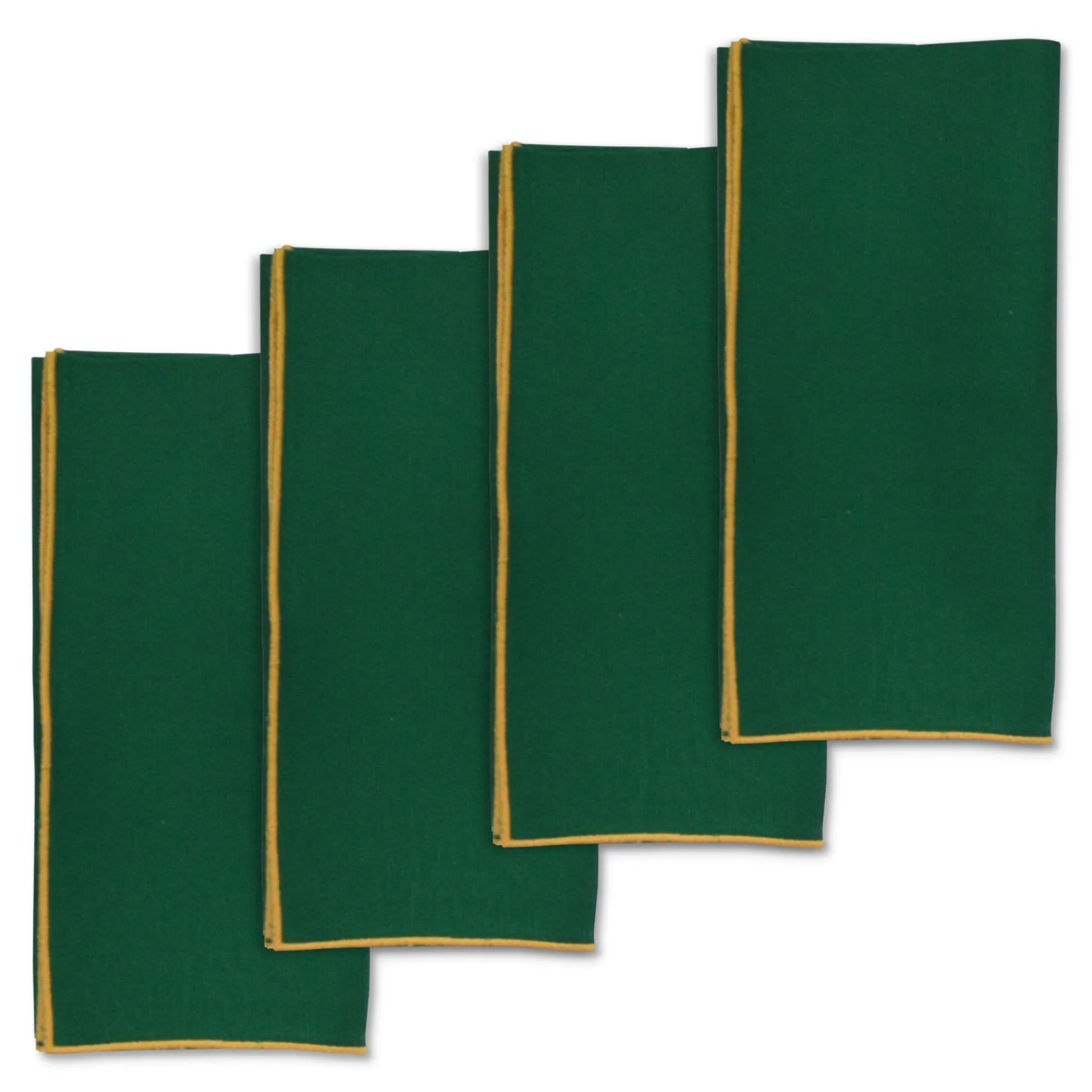 Chefanie Gold & Green Dinner Napkins (4) Discount