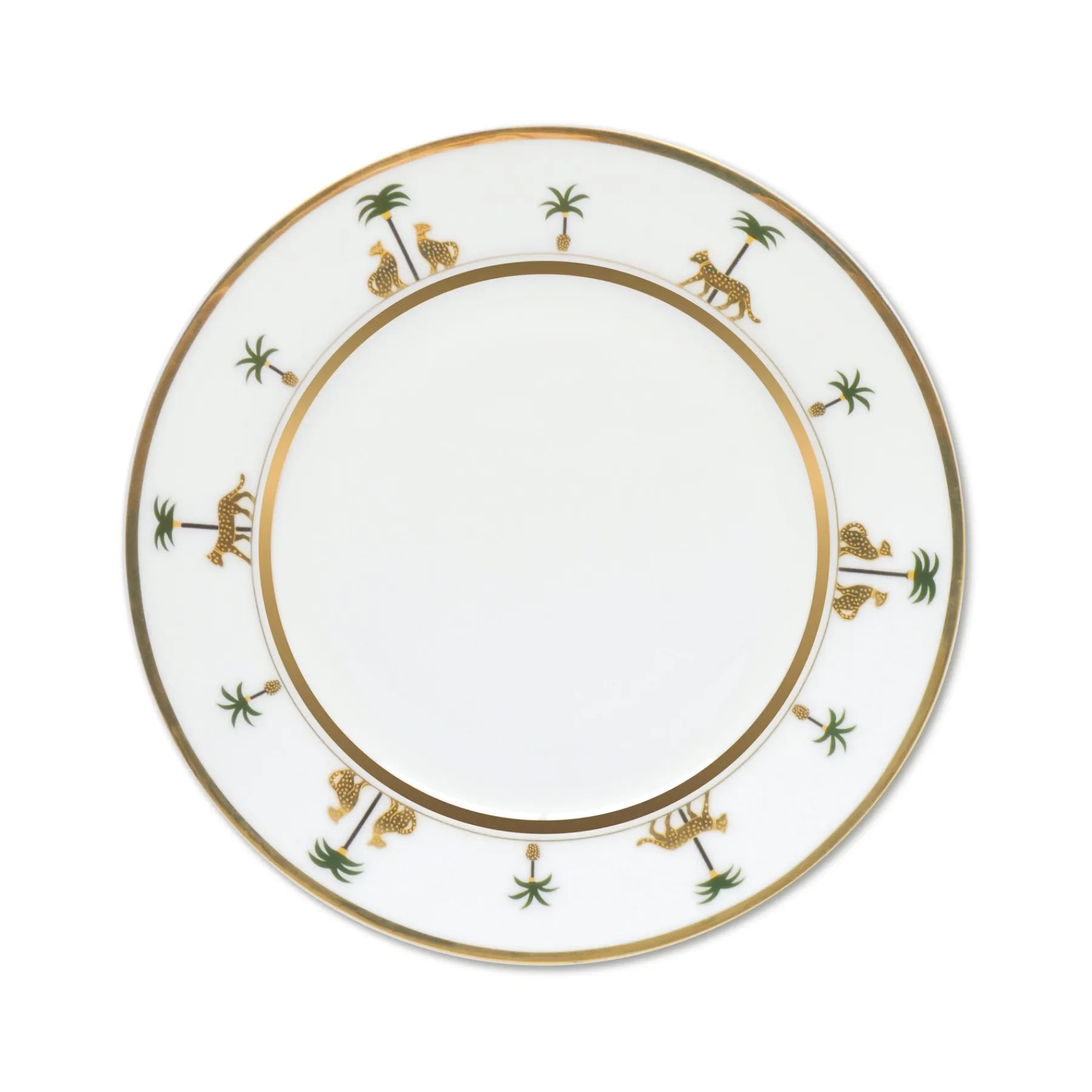 Chefanie Gold Leopard Dinner Plate New