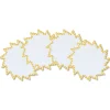 Chefanie Gold Sunburst Cocktail Napkins (4) Sale