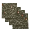 Chefanie Green Branch Napkins (4) Clearance