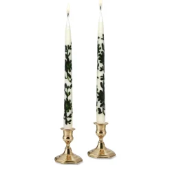 Chefanie Green Chinoiserie Painted Tapers (2) Sale
