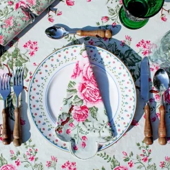 Chefanie Green Chintz Napkins (4) Sale