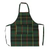 Chefanie Green Plaid Apron Clearance