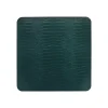 Chefanie Green Square Embossed Placemat Discount