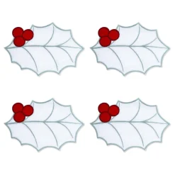 Chefanie Holly Leaf Cocktail Napkins (4) Outlet
