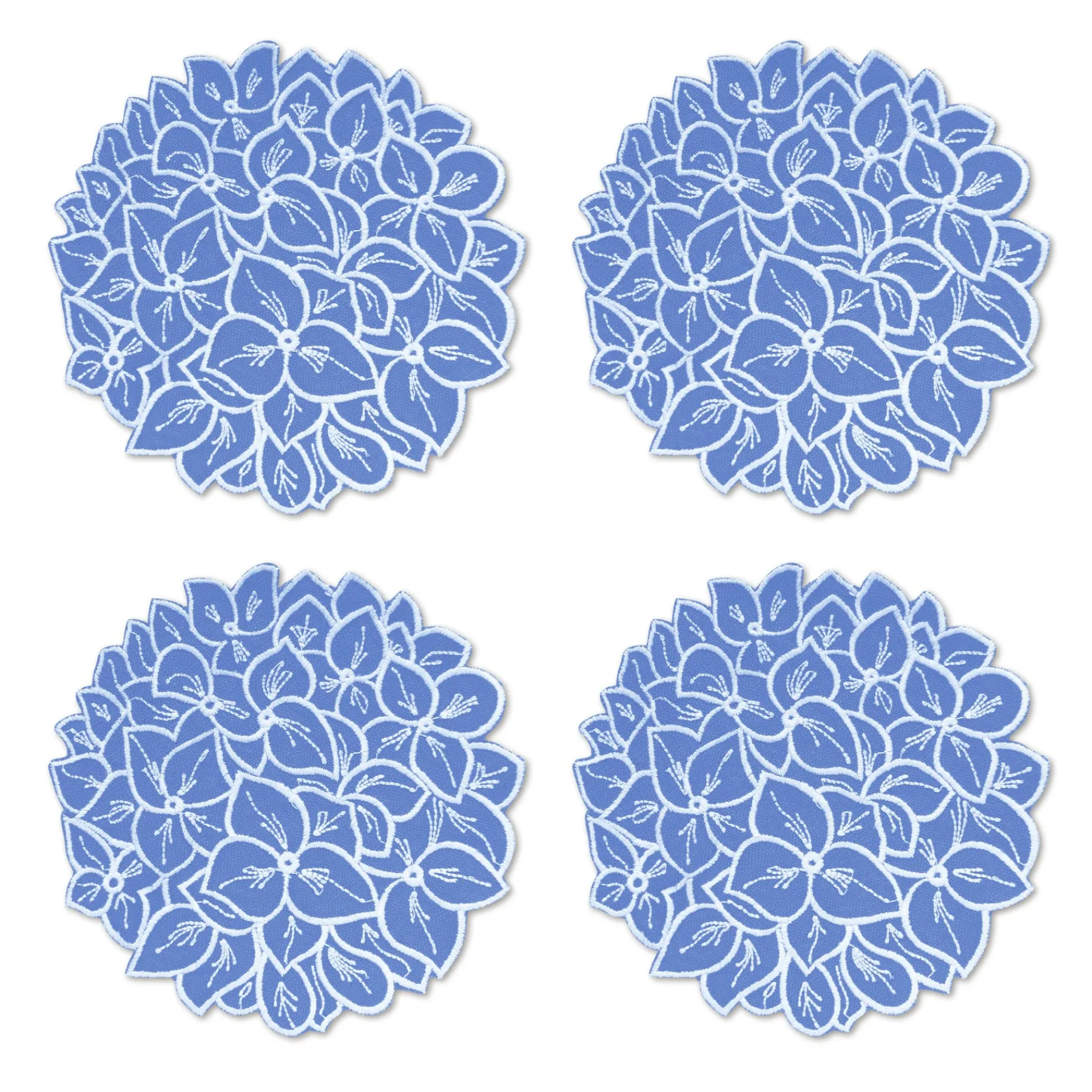 Chefanie Hydrangea Cocktail Napkins (4)