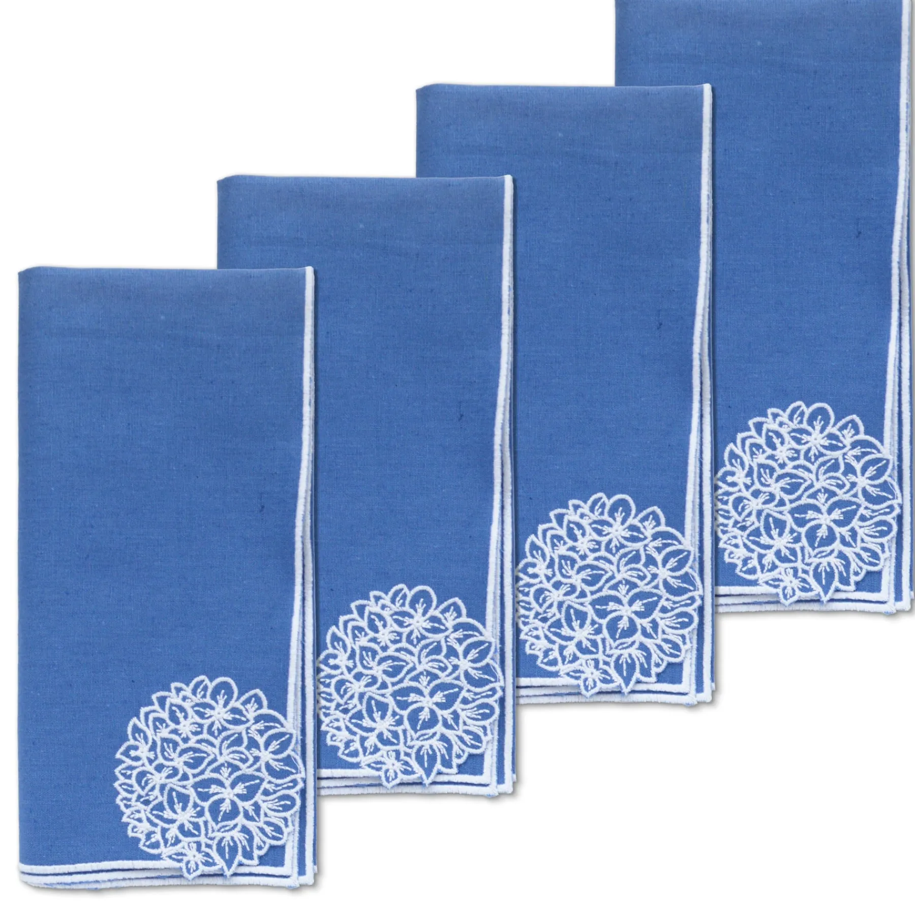 Chefanie Hydrangea Linen Dinner Napkins (4) Best
