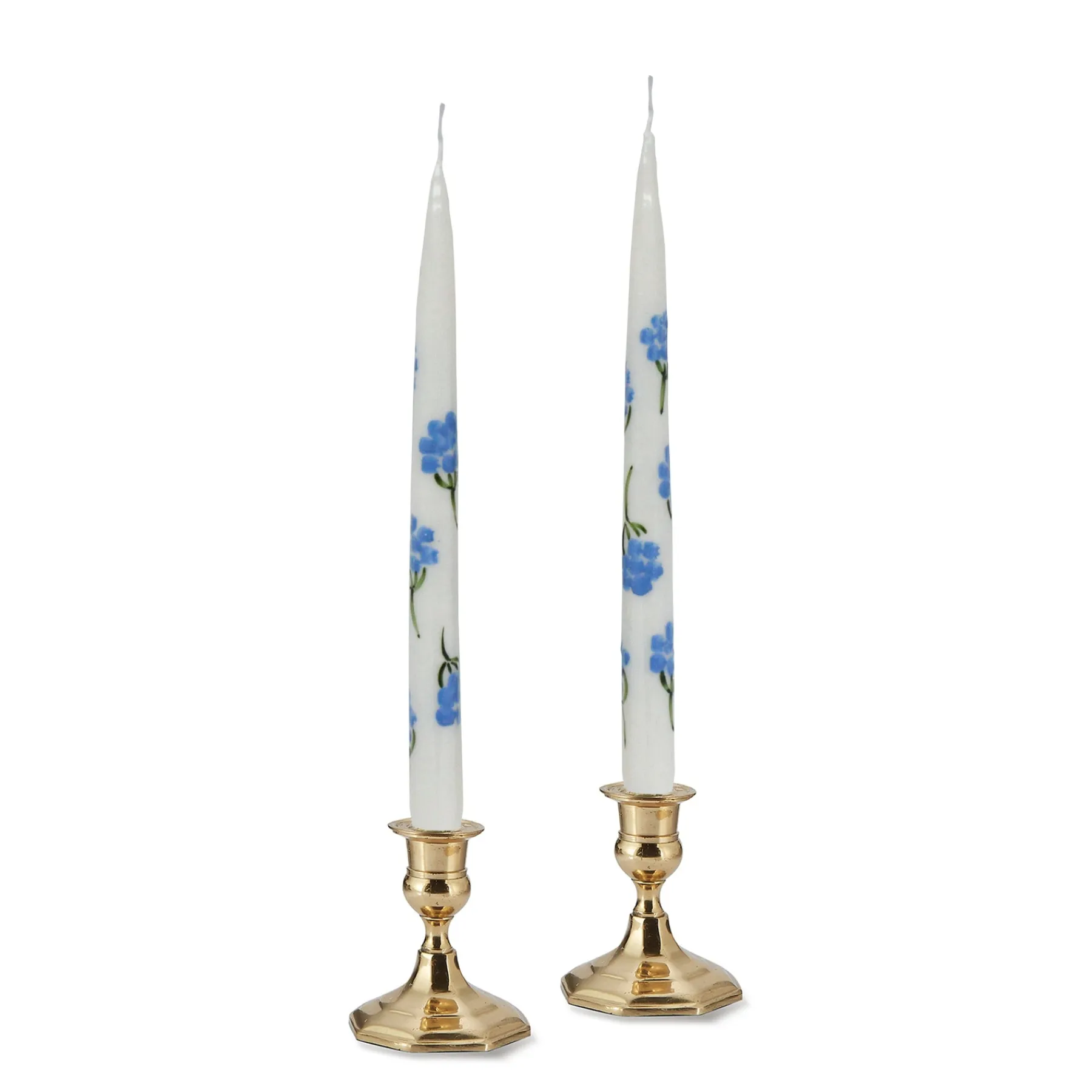 Chefanie Hydrangea Painted Tapers (2) Hot