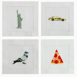 Chefanie I❤️NY Cocktail Napkins (4) Sale