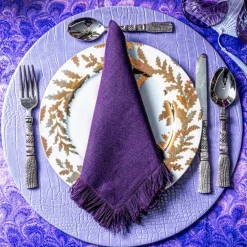 Chefanie Lilac Circle Embossed Placemat Discount