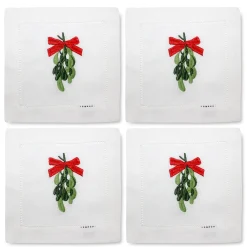 Chefanie Mistletoe Cocktail Napkins (4) Online