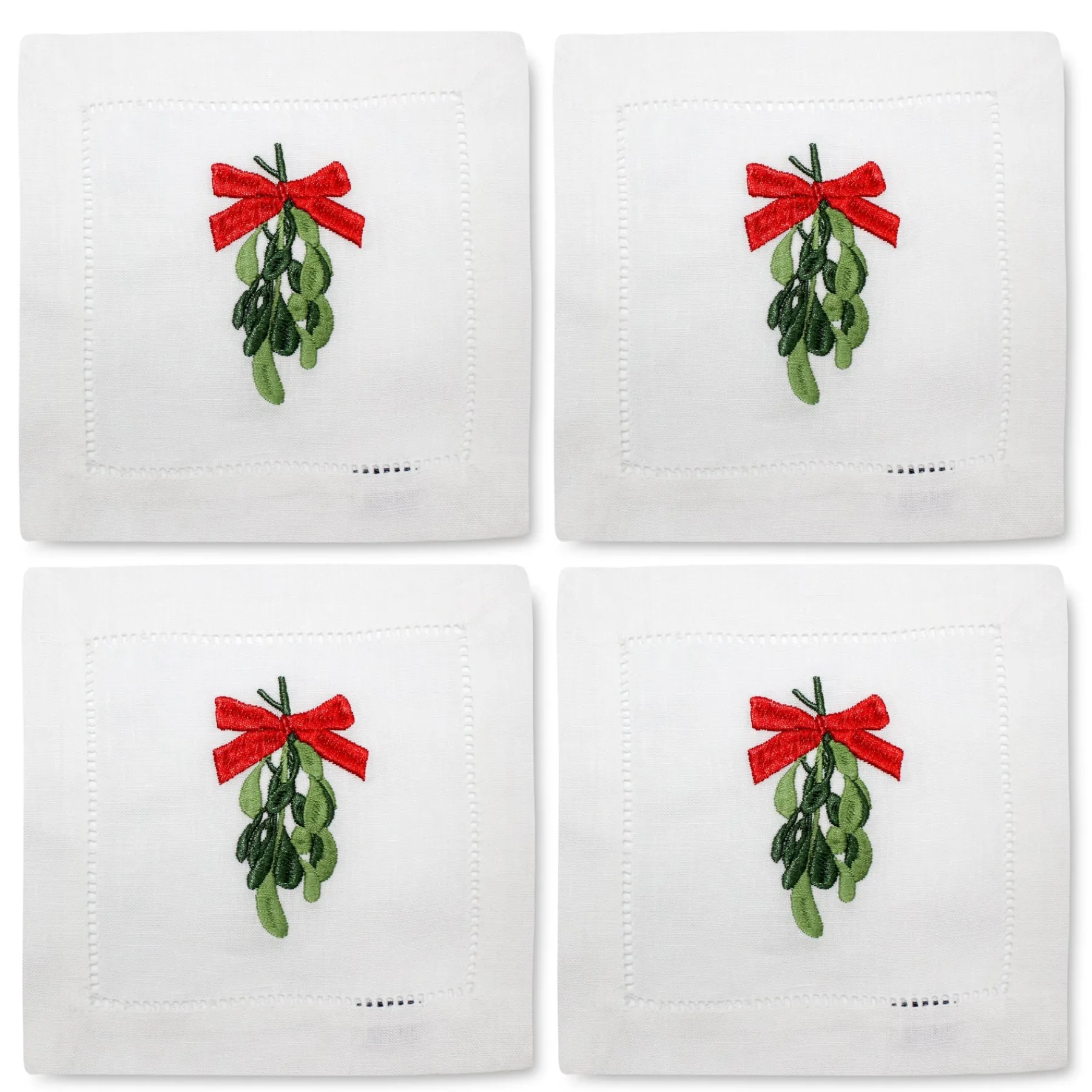 Chefanie Mistletoe Cocktail Napkins (4) Online