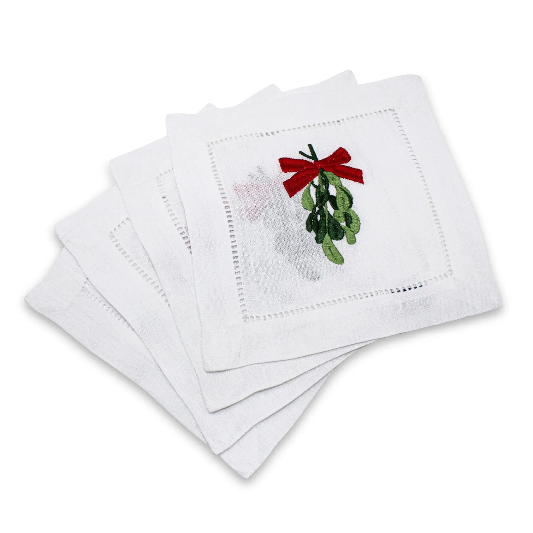 Chefanie Mistletoe Cocktail Napkins (4) Online