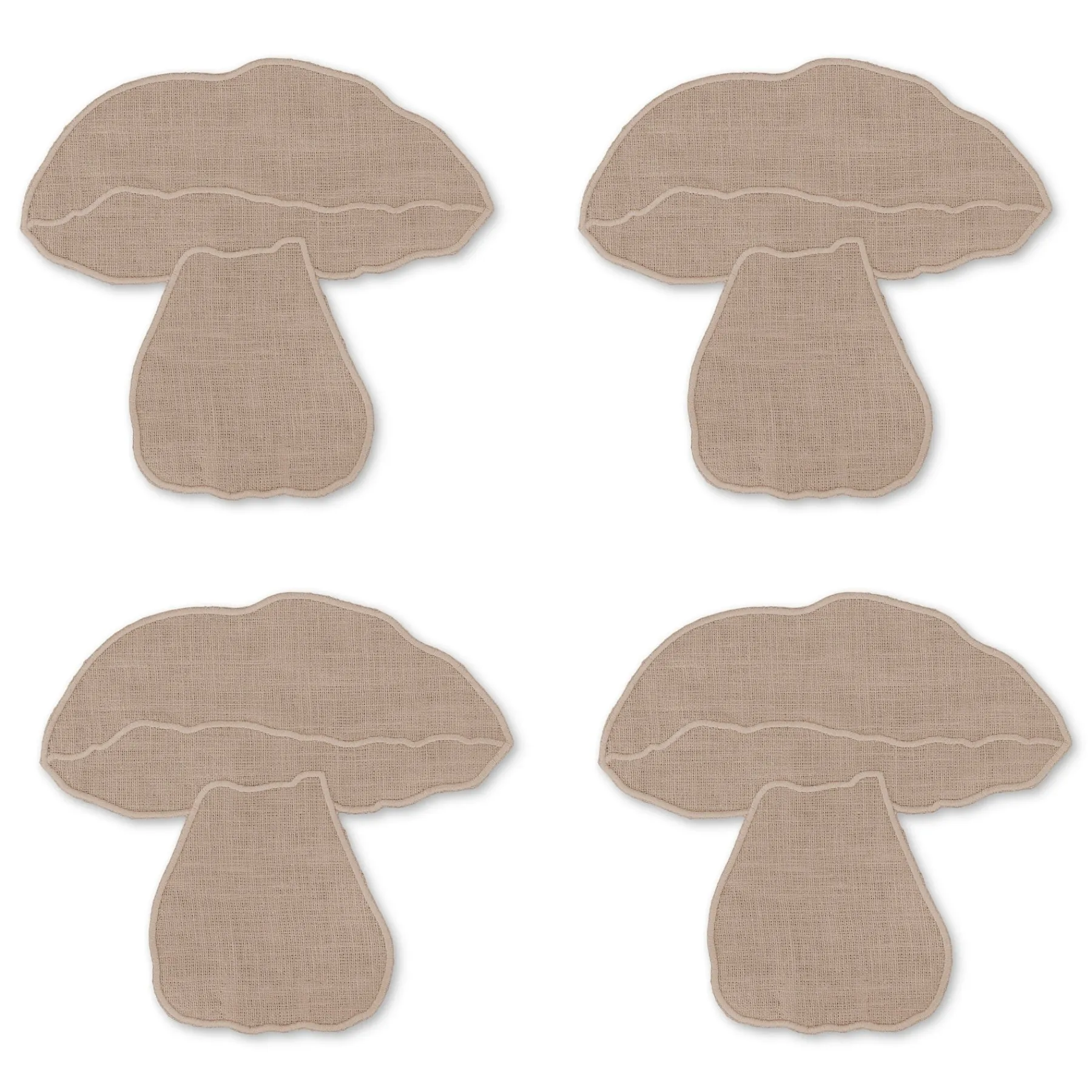 Chefanie Mushroom Cocktail Napkins (4) Discount