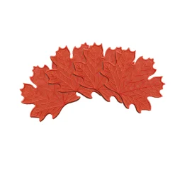 Chefanie Orange Leaf Cocktail Napkins (4) Clearance