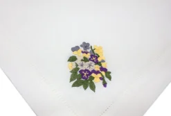 Chefanie Pansy Dinner Napkins (4) Clearance