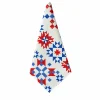 Chefanie Patriotic Quilt Dinner Napkins (4) Hot